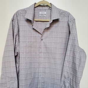 Calvin Klein infinite non-iron slim fit stretch collar dress shirt